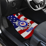US Coast Guard Car Floor Mats American Flag 211008 - YourCarButBetter