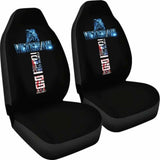 Veteran Military Cross Car Seat Covers 160905 - YourCarButBetter