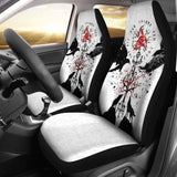 Viking Car Seat Cover Vegvisir Hugin And Munin With Fenrir Yggdrasil 144909 - YourCarButBetter