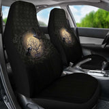 Viking Car Seat Covers Odin’S Raven Tree Of Life Valknut Rune Circle 144909 - YourCarButBetter