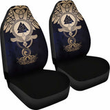 Viking Car Seat Covers Wolf Celtic Galaxy Amazing 105905 - YourCarButBetter