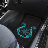 Viking Dragon Helm Of Awe Aegishjalmur Car Floor Mats 211301 - YourCarButBetter