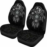 Viking Dreamcatcher Iceland Coat Of Arms Car Seat Covers 144909 - YourCarButBetter