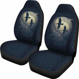 Viking Odin’S Eye Ravens Hugin And Munin Car Seat Covers 144909 - YourCarButBetter