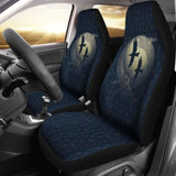 Viking Odin’S Eye Ravens Hugin And Munin Car Seat Covers 144909 - YourCarButBetter