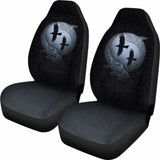 Viking Odin’S Eye Ravens Hugin And Munin Car Seat Covers 144909 - YourCarButBetter