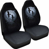 Viking Odin’S Eye Ravens Hugin And Munin Car Seat Covers 144909 - YourCarButBetter
