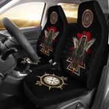 Vikings Car Seat Covers Raven Of Odin - Special Version 144909 - YourCarButBetter