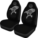 Vikings Car Seat Covers - The Raven Of Odin Tattoo 144909 - YourCarButBetter