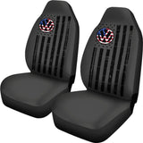 Volkswagen Custom American Flag Design Printed Car Seat Covers 212803 - YourCarButBetter