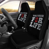 Volunteer For Life Firefighter Car Seat Covers 101211 - YourCarButBetter