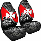 Wallis And Futuna Car Seat Covers - Wallis And Futuna Coat Of Arms Fall In The Wave - Amazing 1 105905 - YourCarButBetter