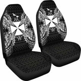 Wallis And Futuna Polynesia Car Seat Cover Map Black 39 153908 - YourCarButBetter
