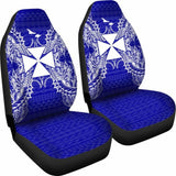 Wallis And Futuna Polynesia Car Seat Cover Map Blue 39 153908 - YourCarButBetter