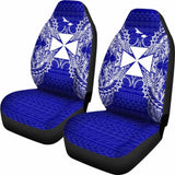 Wallis And Futuna Polynesia Car Seat Cover Map Blue 39 153908 - YourCarButBetter