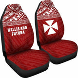 Wallis And Futuna Polynesian Car Seat Covers Red - 11 153908 - YourCarButBetter