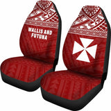 Wallis And Futuna Polynesian Car Seat Covers Red - 11 153908 - YourCarButBetter