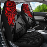 Wallis And Futuna Polynesian Car Seat Covers - Red Turtle - Amazing 091114 - YourCarButBetter