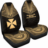 Wallis And Futuna Polynesian Chief Car Seat Cover Gold Version 10 153908 - YourCarButBetter