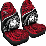 Wallis And Futuna Tapa Car Seat Covers Polynesian Shark Tattoo Amazing 105905 - YourCarButBetter