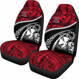Wallis And Futuna Tapa Car Seat Covers Polynesian Shark Tattoo Amazing 105905 - YourCarButBetter