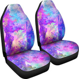 Water Colour Purple Car Seat Cover 174510 - YourCarButBetter