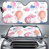 Watercolor Air Balloon Cloud Pattern Car Auto Sun Shades 460402 - YourCarButBetter