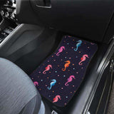 Watercolor Colorful Seahorse Pattern Front And Back Car Mats 174914 - YourCarButBetter