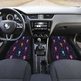 Watercolor Colorful Seahorse Pattern Front And Back Car Mats 174914 - YourCarButBetter