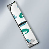 Watercolor Crocodile Pattern Car Auto Sun Shades 460402 - YourCarButBetter