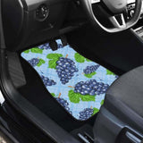 Watercolor Grape Pattern Front And Back Car Mats 174914 - YourCarButBetter