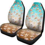 Watercolor Ocean Pattern Car Seat Covers 174914 - YourCarButBetter