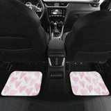 Watercolor Pink Heart Pattern Front And Back Car Mats 174914 - YourCarButBetter