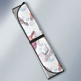 Watercolor Sea Turtle Jellyfish Pattern Car Auto Sun Shades 104020 - YourCarButBetter