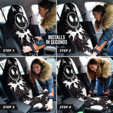 Watercolor Style Jack Skellington Car Seat Covers 210201 - YourCarButBetter