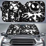 Watercolor Style Jack Skellington & Sally Car Auto Sun Shades 210201 - YourCarButBetter