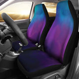 Watercolor Teal Purple And Blue Ombre Car Seat Covers 174914 - YourCarButBetter