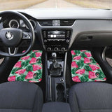Watermelons Tropical Palm Leaves Pattern Front And Back Car Mats 174914 - YourCarButBetter