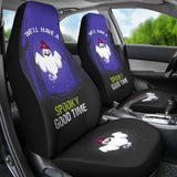 We’ll Have A Spooky Good Time Ghost For A Cute Ghost Car Seat Covers 211110 - YourCarButBetter