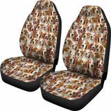 Welsh Springer Spaniel Full Face Car Seat Covers 195016 - YourCarButBetter