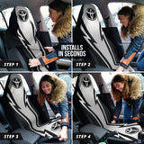White And Black Toyota Amazing Style Car Seat Covers Custom 1 210601 - YourCarButBetter