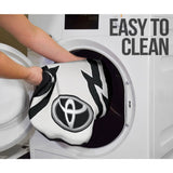 White And Black Toyota Amazing Style Car Seat Covers Custom 1 210601 - YourCarButBetter