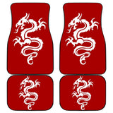 White Dragon The Celtic Car Floor Mats 211803 - YourCarButBetter