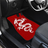 White Dragon The Celtic Car Floor Mats 211803 - YourCarButBetter