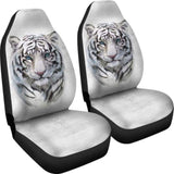 White Tiger Car Seat Covers 113308 - YourCarButBetter