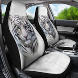 White Tiger Car Seat Covers 113308 - YourCarButBetter