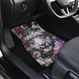 White Tiger Flower Amazing Gift Ideas Car Seat Covers 210101 - YourCarButBetter