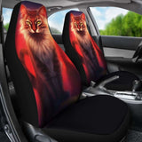 Wild Cat Art Seat Covers Amazing Best Gift Ideas 112428 - YourCarButBetter