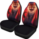 Wild Cat Art Seat Covers Amazing Best Gift Ideas 112428 - YourCarButBetter