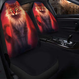 Wild Cat Art Seat Covers Amazing Best Gift Ideas 112428 - YourCarButBetter